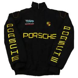 Terno de corrida para reparo de motocicleta, jaqueta casual para casal, roupas de equitação bordadas, ajuste solto, comprimento regular, jaqueta masculina - Image 1