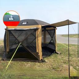 Barraca de toldo totalmente automático para acampamento ao ar livre, Windproof Canopy para carro, SUV, Team Party, praia, churrasco, pérgola, 5 pessoas, 6 pessoas, 8 pessoas, 10 pessoas - Image 5