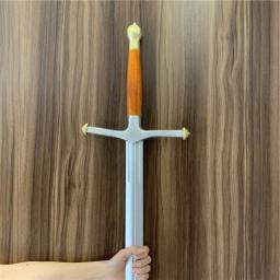 Filme Cosplay Espada Prop 1:1 Real Cavaleiro Espada Arma Role Jogar Presente Segurança PU Inverno Gelo Frio Gelo Espada Borracha Unsharp - Image 6