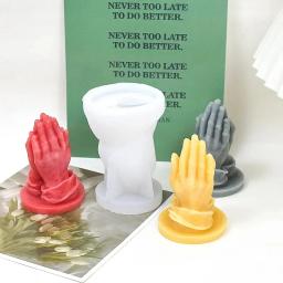 Dedo Médio Silicone Vela Mold, Gesto DIY, Aromaterapia Gesso, Sabão de Arte 3D, Artesanato De Resina, Moldes De Fundição, Presentes De Festa De Férias - Image 5