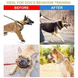 Dog Training Pinch Collar com Comfort Dica e Quick Release Buckle, Tampa de Nylon, Dog Prong, Todos os Tamanhos Cães, No Pull - Image 5