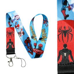 Chaveiro do homem-aranha Disney-Marvel, cinta de pescoço para telefone, colar de cartoon, colar de estudante, decoração anti-perdida - Image 5