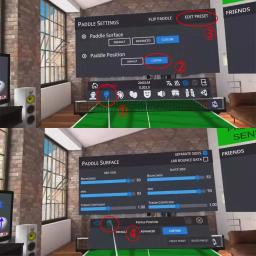 Table Tennis Controller Handle para Oculus Quest 2, reforçada Raquete Ping Pong, VR Acessórios Do Jogo, Eleven - Image 3