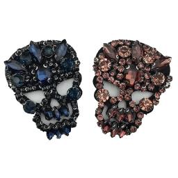 Apliques bordados em jeans artesanal 3d com strass ornamentos para costura roupas ornamentos para costura faça você mesmo - Image 3