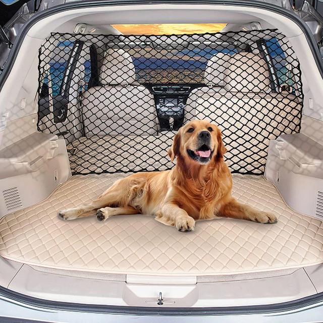 Protetor de Carro para Pets: Cerca de Segurança para Veículos 120cm x 70cm - Ideal para Separação e Transporte de Animais
