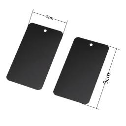 PVC plástico impermeável pendurar com furo, Tag em branco para roupas DIY, Jóias Display, Reutilização, Decoração do jardim, 5x9cm, 50 Pcs por lote - Image 6