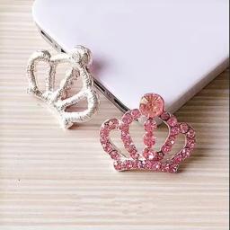 10 Pçs/lote 30*25MM Strass Tiara Coroa Enfeite Ornamento Para Acessórios DIY Suprimentos Artesanato - Image 3