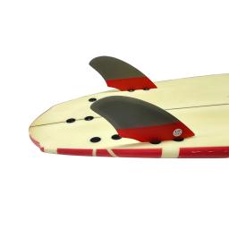UPSURF-FCS Twin Keel Fins, 2 Fins, Double Tabs Base, Prancha de Surf, Honeycomb Fiber, Twin Fins for Fish Boards - Image 5