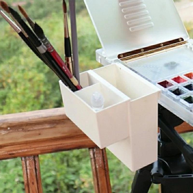 Caixa de watercom três dobras, portátil, embalagem criativa, paleta de cores, artista, material de arte - Image 1