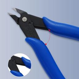 1/2 pces alicate profissional multi ferramentas funcionais cortadores de cabo de fio elétrico corte lado snips nipper de aço inoxidável nivelado - Image 3