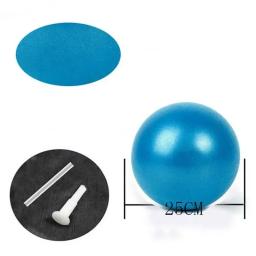 25cm bola de yoga ginásio fitness pilates treino bola equilíbrio exercício yoga núcleo bola indoor treinamento em casa bolas de yoga anti-pressão - Image 4