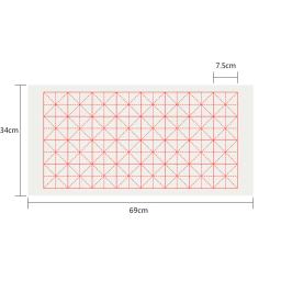 Papel Xuan chinês para iniciantes, Papel de arroz com grades, Arroz Carta Di Riso, 100 folhas - Image 6