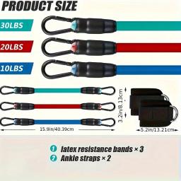 Fitness Tornozelo Fivela para Perna Treinamento, Dispositivo De Treinamento De Quadril, Tornozelo Loop, Encadernação Cinta, Pórtico - Image 2