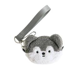 Dispensador de pelúcia com design adorável dos desenhos animados, bolsa para cães, porta-animais na moda, bijou fofo, pet de pelúcia - Image 5