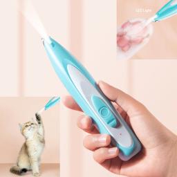Elétrica Pet Pé Shaver Tesoura, Especial Cão Cabelo Fader, Garra De Gato Pedicure Artefato, Pedicure Artefato - Image 1