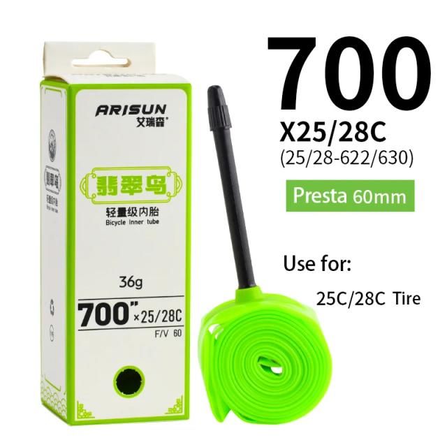 Tubo Interno Bicicleta Estrada 700c TPU Ultraleve 60mm Presta