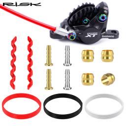 Risco bicicleta kit mangueira de freio a disco hidráulico tubo habitação conjunto para shimano magura sram SM-BH59 bh90 compressão bucha & agulha - Image 2