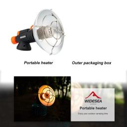 Widesea acampamento aquecedor portátil lareira de aço inoxidável para o inverno fogão ao ar livre caminhadas queimador gás aquecimento equipamentos sobrevivência - Image 6