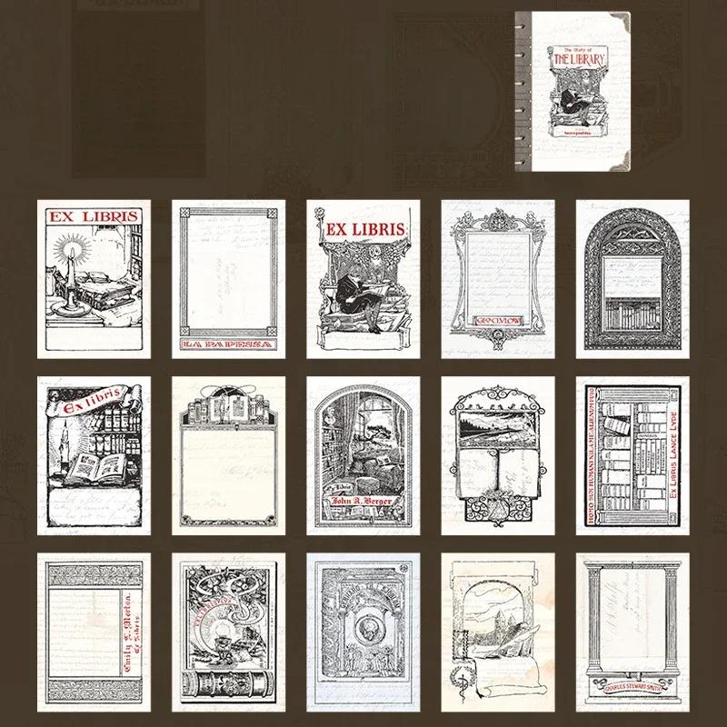 Mr. Paper-conjunto de papel Scrapbooking vintage, biblioteca Story Design, 30pcs - Image 1