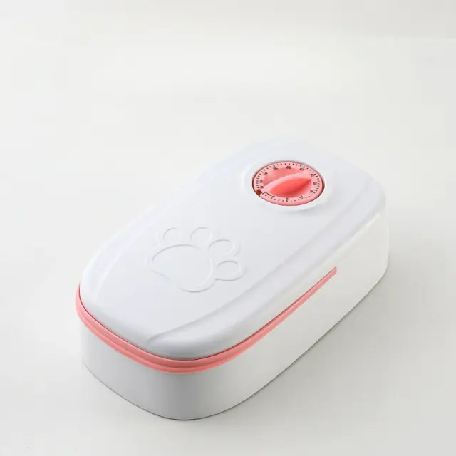 Alimentador Automático Inteligente para Animais de Estimação com Duas Refeições para Gatos - Ideal para Alimentos Úmidos e Secos