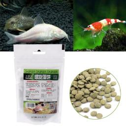 Alimentos para peixes dourados, comprimidos espirulinas, pellets 2,6 onças, dieta balanceada, nutrição saudável, para - Image 1