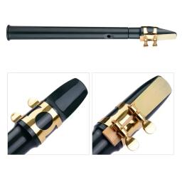 Zwarte Mini Saxofoon Set, Sax de bolso, Drawstring Saxofoon, Met, Atende, Macarrão para iniciantes, 1Pc - Image 5