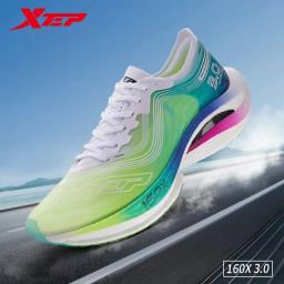 Xtep 160x3.0 profissional maratona tênis de corrida sapatos de treinamento esportes dos homens placas carbono tecnologia 978119110107 - Image 1