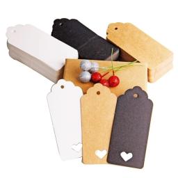 50 pçs tag de papel diy em branco kraft cartões de etiqueta de suspensão tag para festa de aniversário de casamento diy kraft presentes embrulhando decoração suprimentos - Image 6