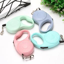 Corda de Nylon Retrátil para Cães e Gatos, 3m, 5m, Trela Do Cão, Cachorro, Andando Roleta, Chumbo de Tração, Chihuahua - Image 2