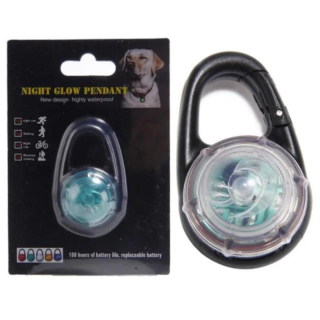 Pingente LED Arco-Íris Impermeável IPX7 para Animais de Estimação - Luz de Segurança Noturna para Cachorros e Gatos