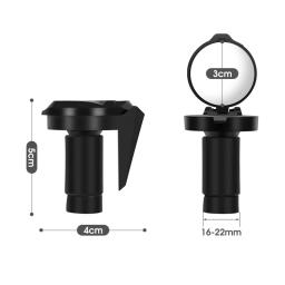 Espelho Retrovisor de Bicicleta Universal, Ajustável, Guiador de Ciclismo, Espelhos Convexos, Refletor de Visão para MTB, Acessórios para Road Bike - Image 6