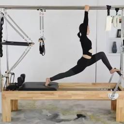 Comercial 3 em 1 cama cadillac madeira de carvalho yoga estúdio máquina treinamento cadillac cama alta qualidade pilates profissional cadillac cama - Image 6