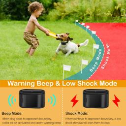 Sistema De Cerca De Cão Elétrico Com Fio, Pet Choque Tone, Limite Contenção Colar Receptor, 023 Rádio - Image 5