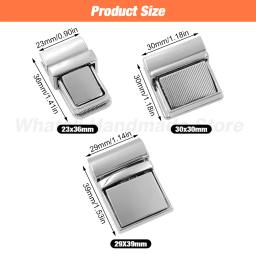 1pc Metal Square Push Lock Turn Pressionado Bloqueio Fecho Fivela para Couro Craft Bolsa Bolsa DIY Hardware Acessórios - Image 2