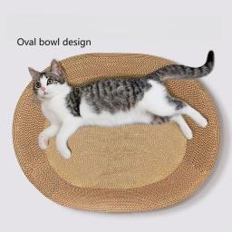 Papelão gato arranhando cama, Salão arranhando forma redonda, Gatinho jogar arranhar - Image 2