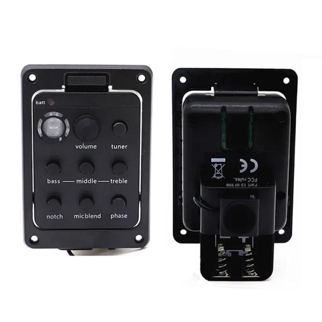 Presys Afinador Piezo 301 Guitarra Equalizador 4 Bandas com Mic
