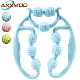 Rolo de massagem anti-celulite massageador corpo perna emagrecimento rolo dispositivo de treinamento de yoga em forma de u pilates rolo de relaxamento muscular - Image 1