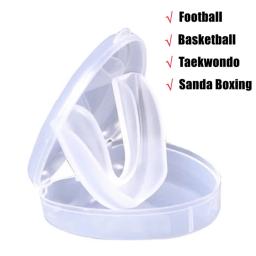 Protetor de goma transparente protetor de dentes protetor bucal peça rugby futebol boxe acessórios boxeo boxeo timuhle onder lokля у onderв protetor bucal - Image 3