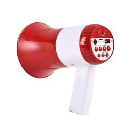 Portable Bullhorn Megafone Speaker, Sirene de Voz, Controle de Volume, TF Card, BT Alarm Amplifier, 50W Power - Image 1