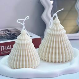 DIY Origami Árvore De Natal Resina Molde, 3D Ornamento, Handmade Vela Perfumada, Moldes De Silicone, Ornamento De Gesso, Presente De Férias - Image 3