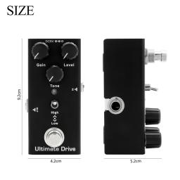 Pedales de efeitos de guitarra elétrica, coro de atraso, efeito de distorção de vibrafone de metal, pedal true bypass, acessórios de guitarra elétrica - Image 4