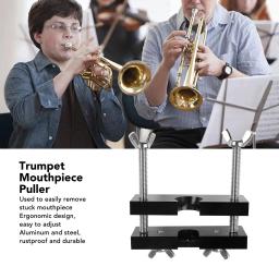 Trompete bocal extrator, ajustável Tenor Horn bocal, Metal remoção ferramenta para instrumento de sopro - Image 6