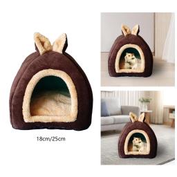 Cama de cobaia com almofada removível, Cute Pet House, Cama animal pequena - Image 4