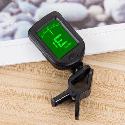 Afinador de guitarra T-02 clip-on sintonizador digital cromático display lcd mini tamanho sintonizador para violão ukulele violino acessório - Image 6
