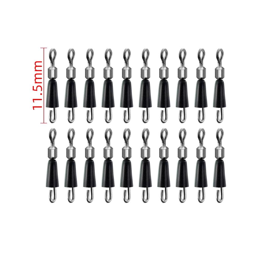 A pesca gira para a pesca marítima, mudança rápida giratória para alimentador, acessórios, 20pcs - Image 1