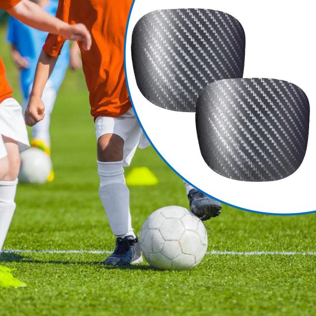 Caneleiras Compactas de Mini Futebol para Crianças - Equipamento de Proteção para Meninos e Meninas (2 Peças)
