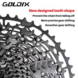 Goldix ultraleve bicicleta cassete roda livre material de aço carbono 9/10/11/12/13 velocidade hg estrutura roda dentada para mountain bike - Image 4