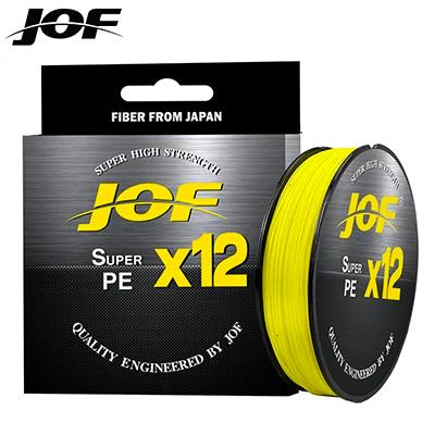 JOF Linha de Pesca Trançada 12 Fios 100m/300m 25-92kg