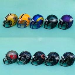 Coleção De Equipe De Futebol Americano Capacete De Lembrança, Ornamento De Basquete, Brinquedos Periféricos, Presente De Aniversário, 1/4, Jogo Americano - Image 4