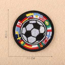 Remendos de futebol bordados ferro em remendos de beisebol futebol adesivos esporte basquete emblema para jeans roupas mochila crachá - Image 6